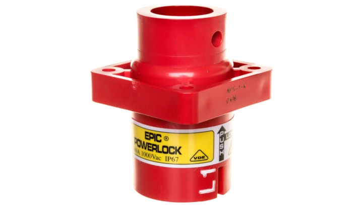Obudowa gniazda pulpitowa EPIC POWERLOCK A6 C L1 czerwona QP M12 44420317