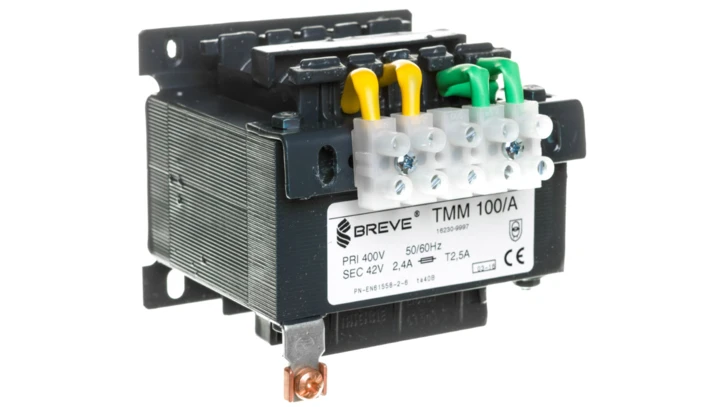 Transformator 1-fazowy bezpieczeństwa TMM 100/A 400/ 42V 2,4A, Ta 40, 16230-9997