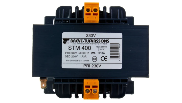 Transformator 1-fazowy separacyjny STM 400 230/230V 1,7A, Ta 40, 16252-9908