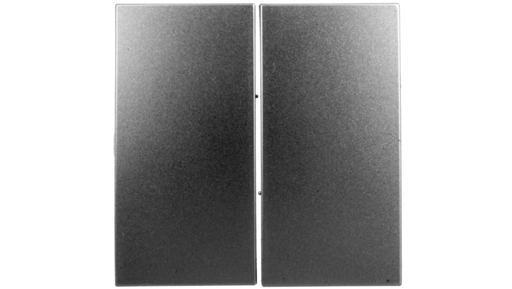 Simon 54 Klawisz podwójny łącznika schodowego do SW6/2M srebrny mat DKW6/2/43