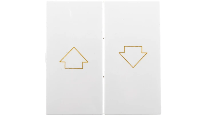 Simon 54 Klawisz do przycisku żaluzjowego SZP1M biały DKZP1/11