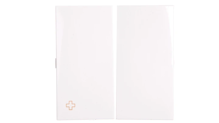 Simon 54 Klawisz podwójny do SW5M i SP2M antybakteryjny biały DKW5/AB11