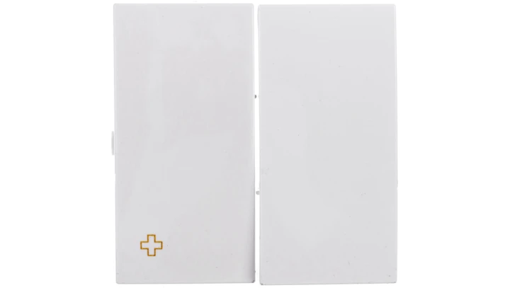 Simon 54 Klawisz do łącznika podwójnego schodowego SW6/2M antybakteryjny biały DKW6/2/AB11