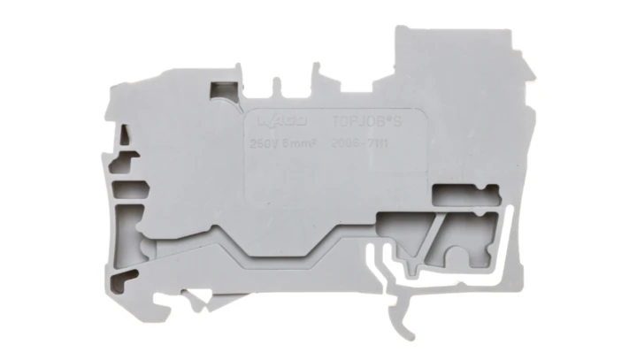 Złączka 1-przewodowa 6mm2 do przewodu wyrównawczego szara TOPJOBS 2006-7111 /50szt./