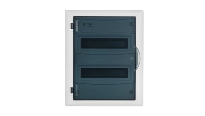 Rozdzielnica modułowa 2x12 p/t ECONOMIC BOX RP 2/24 drzwi transparentne (N+PE) IP40 2515-01