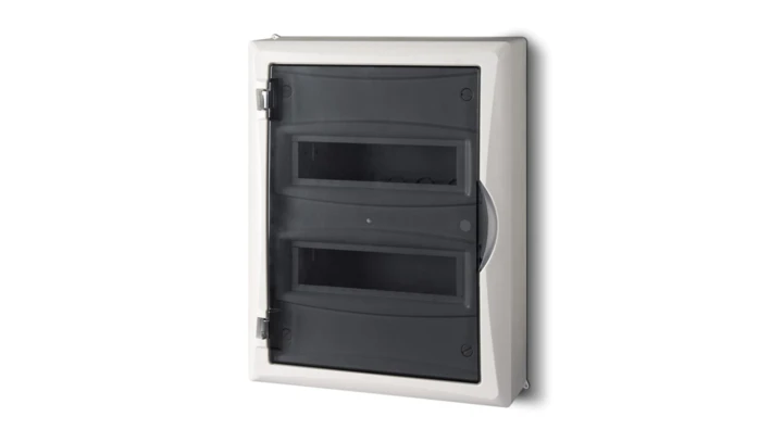 Rozdzielnica modułowa 2x12 n/t ECONOMIC BOX RN 2/24 drzwi transparentne (N+PE) IP40 2505-01