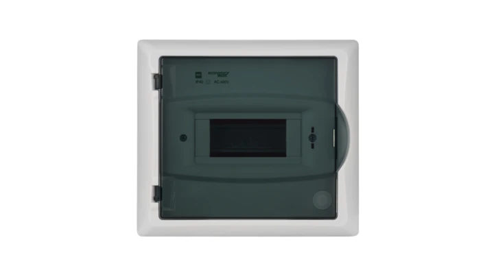 Rozdzielnica modułowa 1x6 p/t ECONOMIC BOX RP 1/6 drzwi transparentne (N+PE) IP40 2511-01