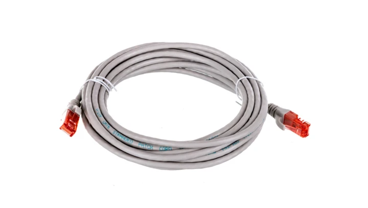 Kabel krosowy (Patch Cord) U/UTP kat.6 szary 5m DK-1612-050