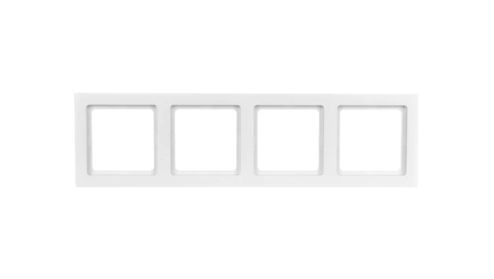 Berker Q.3 Ramka poczwórna biały aksamit 10146099