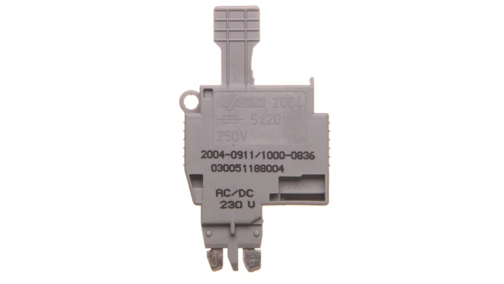 Wtyk bezpiecznikowy 5x20 szary TOPJOBS 2004-911/1000-836 /50szt./