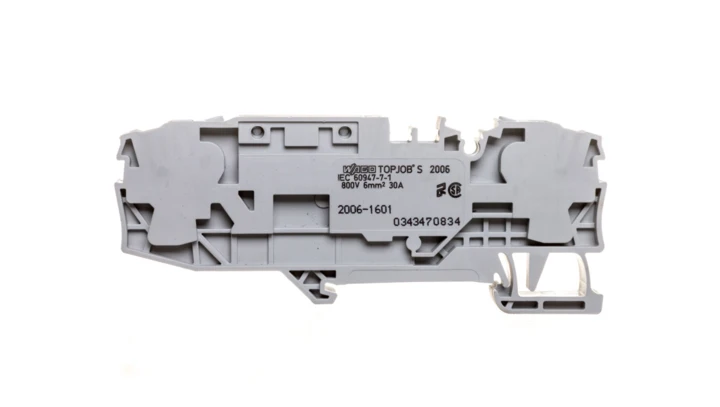 Złączka 2-przewodowa 6mm2 szara TOPJOBS 2006-1601 /25szt./