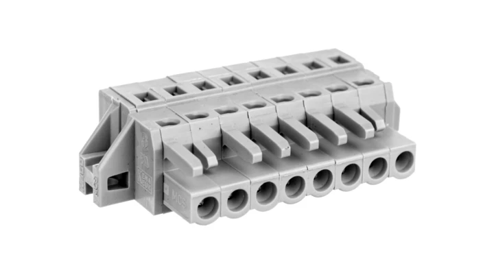 Gniazdo MCS-MIDI Classic 8-biegunowe szare raster 5mm 231-108/031-000 /50szt./