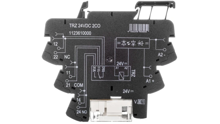 Przekaźnik przemysłowy 2P 8A 24V DC TRZ 24VDC 2CO 1123610000