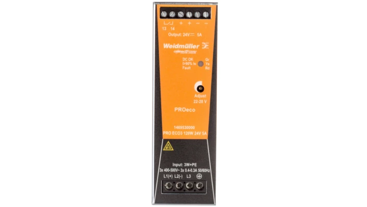 Zasilacz impulsowy trójfazowy 400-500V AC/24V DC 5A 120W PRO ECO3 120W 24V 5A 1469530000