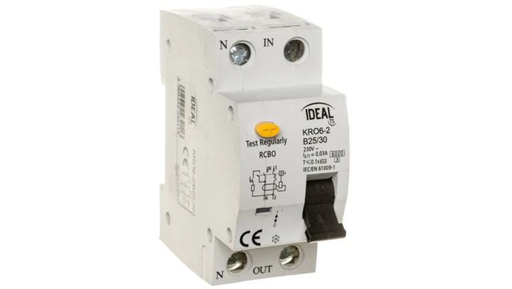 Wyłącznik różnicowo-nadprądowy 2P B 25A 0,03A typ A KRO6-2/B25/30 23211