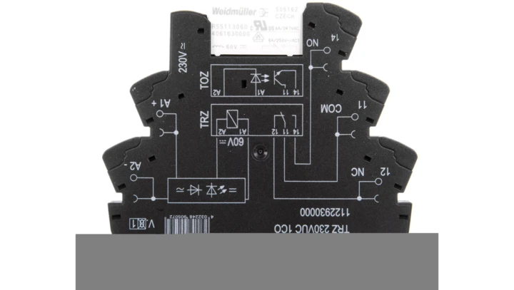 Przekaźnik przemysłowy 1P 6A 230V AC/DC TRZ 230VUC 1CO 1122930000