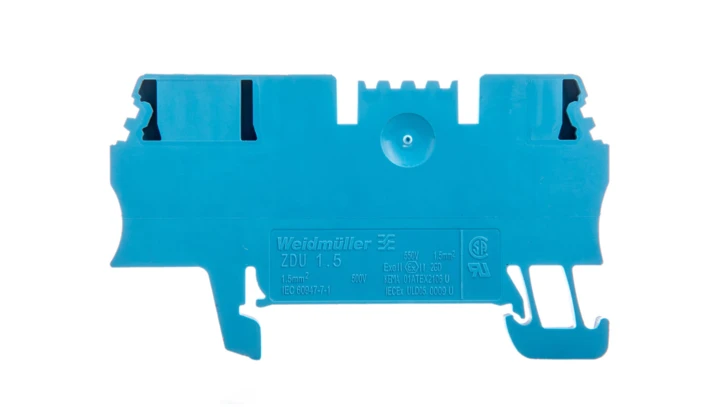Złączka szynowa 3-przewodowa 1,5mm2 niebieska Ex ZDU 1.5/3AN BL 1775540000