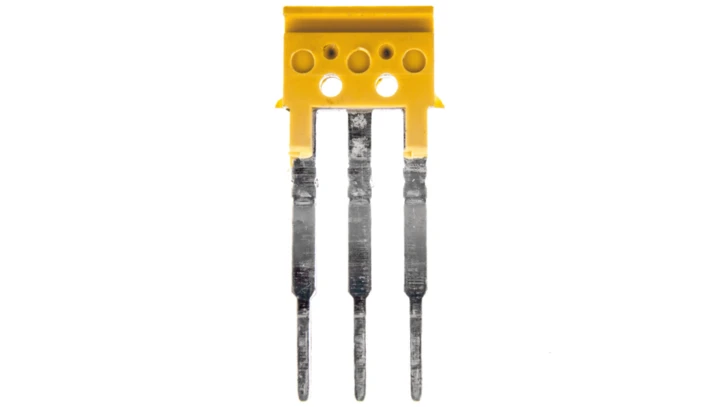 Mostek poprzeczny 3-torowy, raster 3,5mm żółty ZQV 1.5/3 1776130000 /60szt./