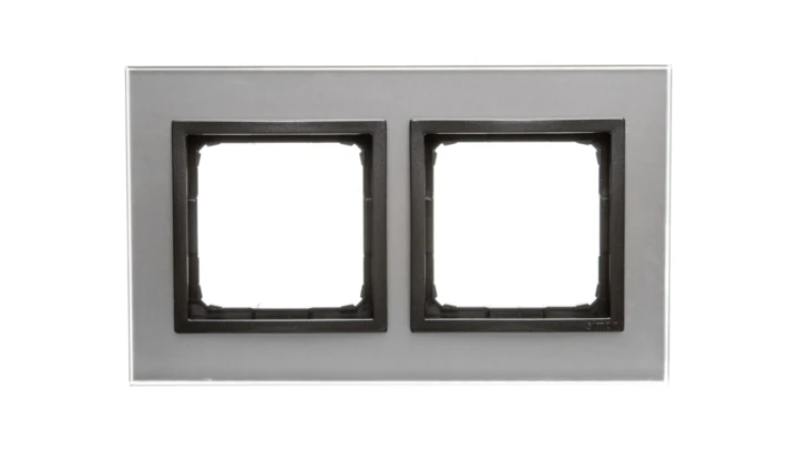 Simon 54 Nature Ramka podwójna szkło BURZOWA CHMURA DRN2/72