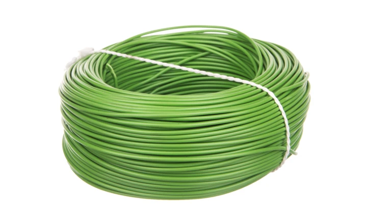 Przewód instalacyjny H05V-K (LgY) 0,75 zielony /100m/