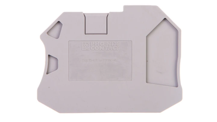 Pokrywa zamykająca szara D-UT 4-TWIN HV 3000710 /50szt./