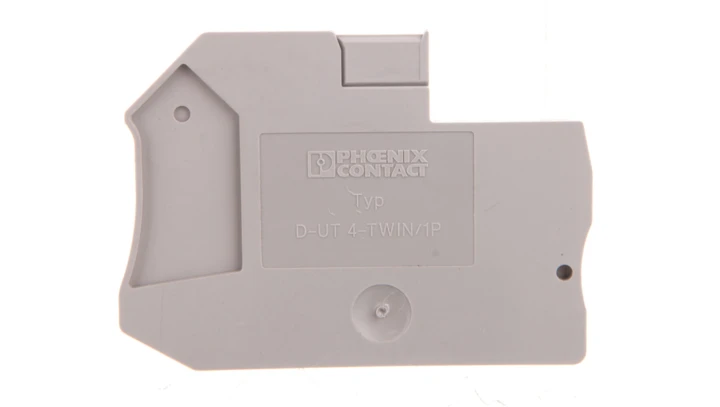 Pokrywa zamykająca szara D-UT 4-TWIN/ 1P 3045237 /50szt./