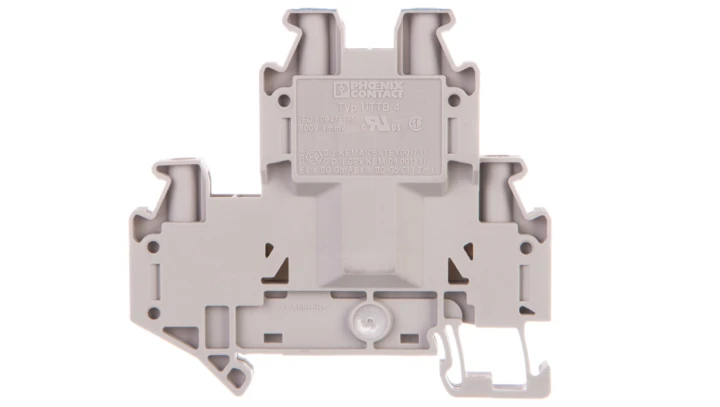 Złączka szynowa 2-piętrowa 4mm2 szara UTTB 4-L/N 3044788 /50szt./