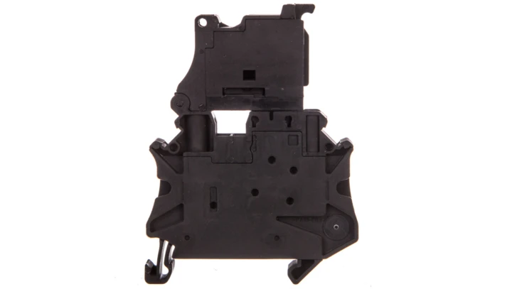 Złączka szynowa z bezpiecznikiem 5x20 6,3A 2-przewodowa 4mm2 czarna UT 4-HESILA 250 3046100 /50szt./