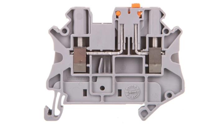 Złączka przelotowa 2-przewodowa z odłącznikiem nożowym 2,5mm2 szara UT 2,5-MT-P/P 3046375 /50szt./