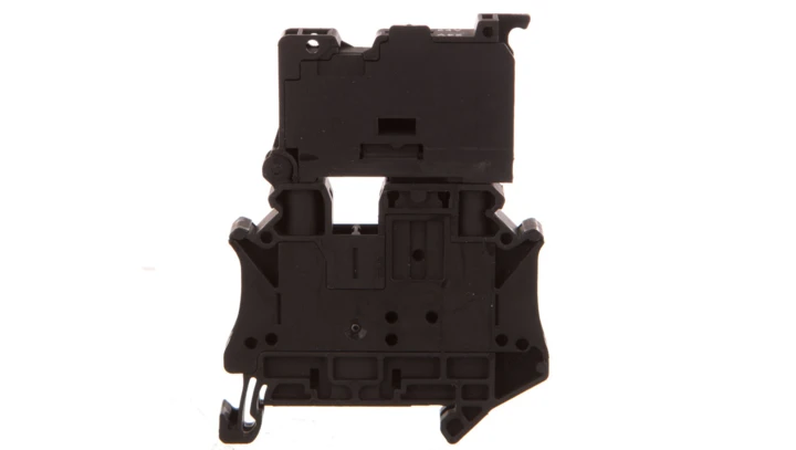 Złączka szynowa z bezpiecznikiem 6,3x32 2-przewodowa 6mm2 czarna LED 24V /ACDC UT 6-HESILED 24 3046414 /50szt./