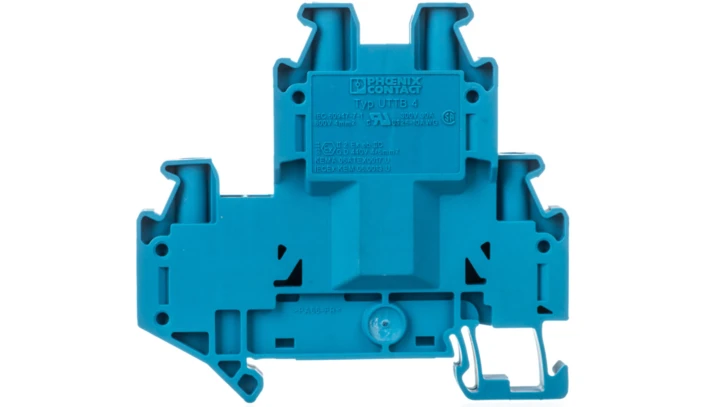 Złączka szynowa 2-piętrowa 4mm2 niebieska Ex UTTB 4 BU 3044791 /50szt./
