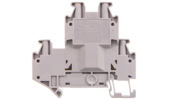 Złączka szynowa 2-piętrowa 2,5mm2 szara UTTB 2,5-BE 3046744 /50szt./