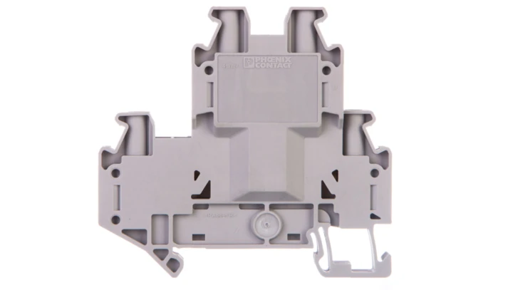 Złączka szynowa elementów kontrolnych 2-piętrowa 4-przewodowa 4mm2 szara UTTB 4-BE 3074444