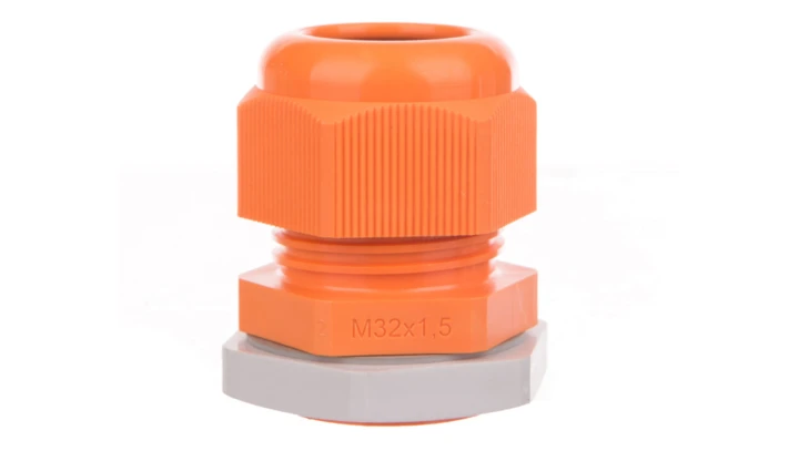 Dławnica kablowa poliamidowa M32 IP66 AKMF 32 pomarańczowa 36001036