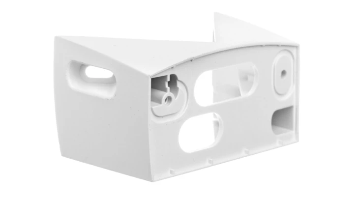 Uchwyt ścienny narożny 07 do czujnika IS 140-2 biały ST631765