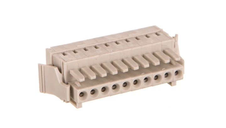 Gniazdo MCS-MINI Classic 10-biegunowe jasnoszare raster 3,5mm 734-110/037-000 /50szt./