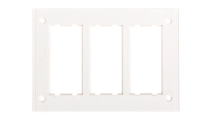 Simon Connect Ramka CIMA PRO potrójna 6xK45 pozioma do puszki SBM350 czysta biel SBM302/9