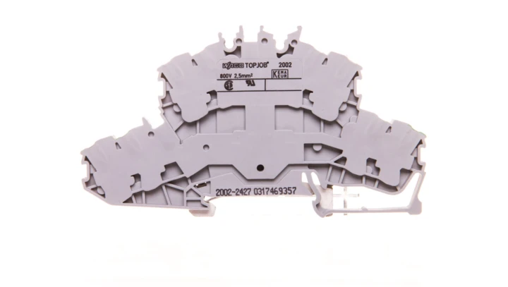 Złączka 2-piętrowa 2,5mm2 szara TOPJOBS 2002-2427 /50szt./