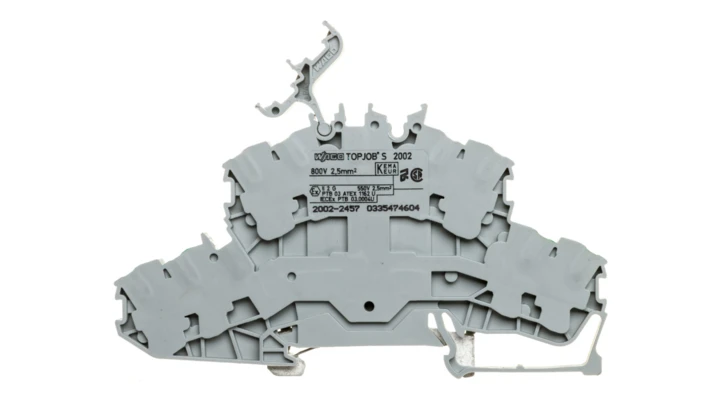 Złączka 2-piętrowa 2,5mm2 szara TOPJOBS 2002-2457 /50szt./