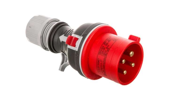 Wtyczka przenośna 32A 4P 400V czerwona TWIST WPP 32/4 IP44 922076