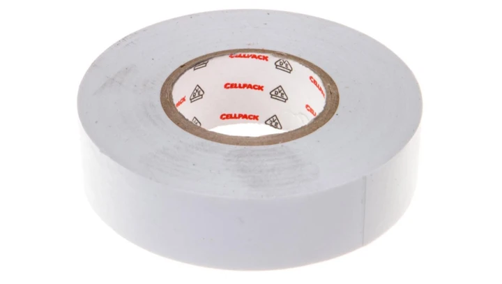 Taśma izolacyjna PVC, 128 0.15-15-10 biała, 145828