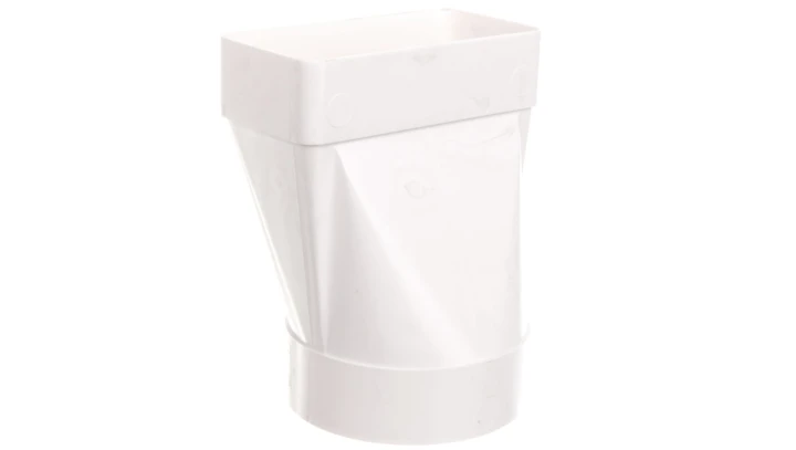 Łącznik przekrojów zmiennych 120x60mm biały 470