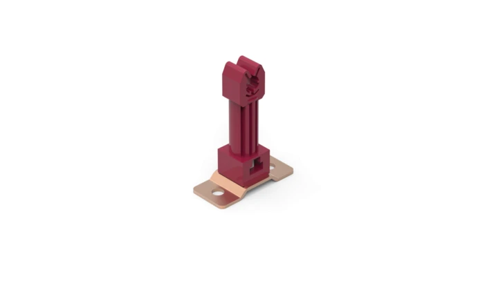 Uchwyt dystansowy przykręcany miedziany z plastikiem 63.1/P CU /96304103/