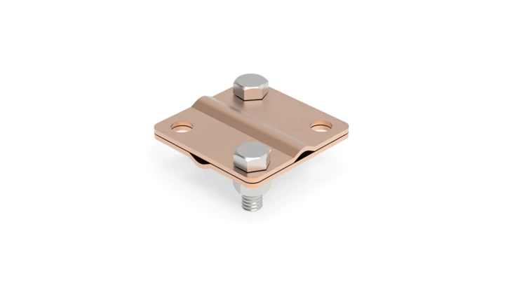 Złącze krzyżowe 2-otworowe M8x20 2.1 CU /90200103/