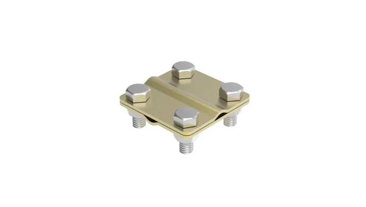 Złącze krzyżowe 4-otworowe M8x20 1.1 MS /90100110/