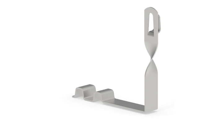 Uchwyt pod dachówkę L-150mm nierdzewny z zamkiem skręcony 11.5 NI /91105005/