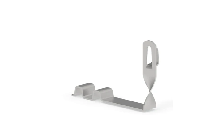 Uchwyt pod dachówkę L-100mm nierdzewny z zamkiem skręcony 11.5.1 NI /91108005/