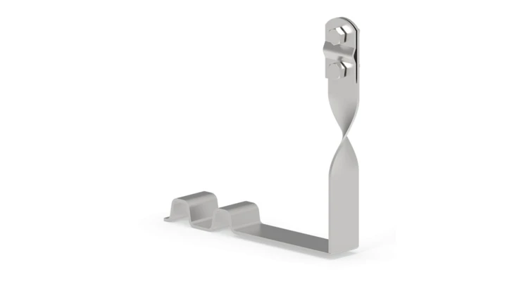 Uchwyt pod dachówkę L-150mm nierdzewny z zamkiem skręcony skręcany 11.5/S NI /91106005/