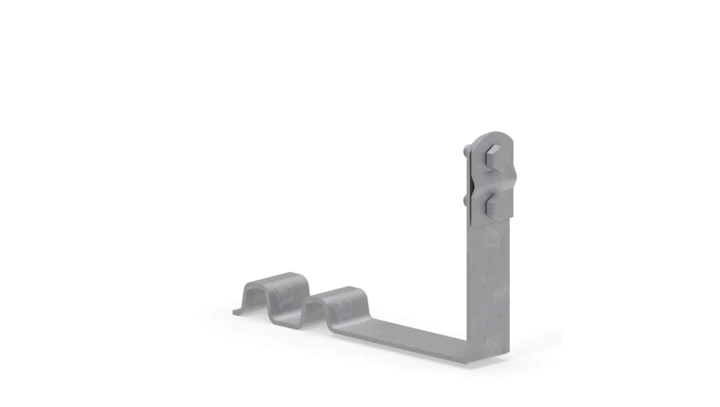 Uchwyt pod dachówkę L-100mm ocynk z zamkiem skręcany 10.5.1/S OG /91009002/