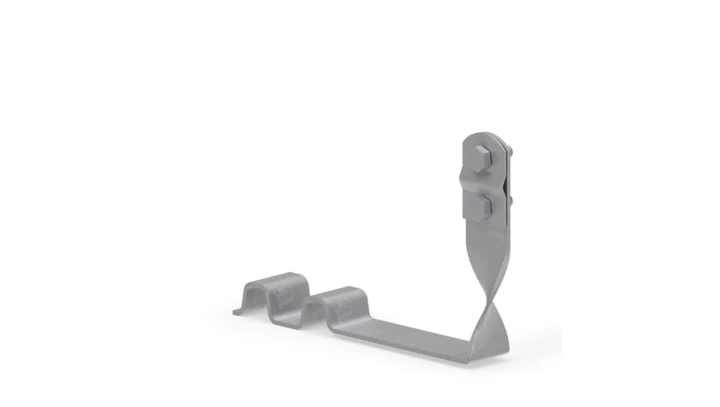 Uchwyt pod dachówkę L-100mm ocynk z zamkiem skręcony skręcany 11.5.1/S OG /91109002/